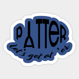 Pitter Patter Sticker